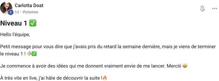 Témoignage client